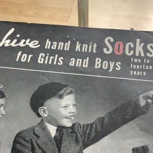 Two Vintage  Beehive Knitting magazine for children 2 to 14